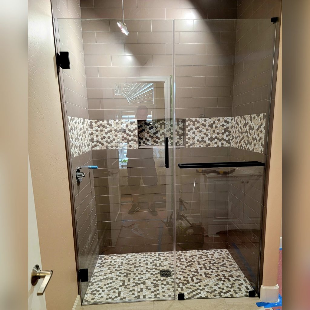 curbless shower enclosure