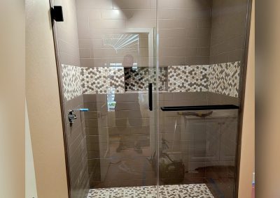 curbless shower enclosure