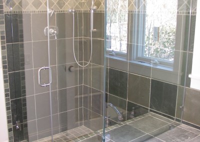 European shower with clips and six inch handle