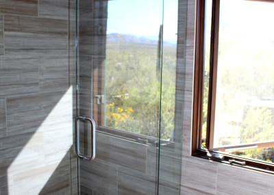 glass to glass hinges & shower door Scottsdale