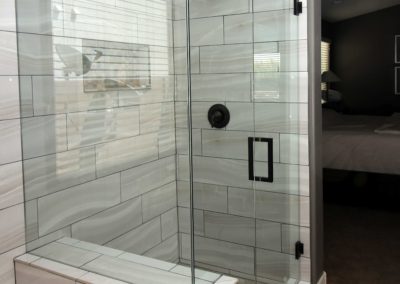 Clear glass frameless Scottsdale shower